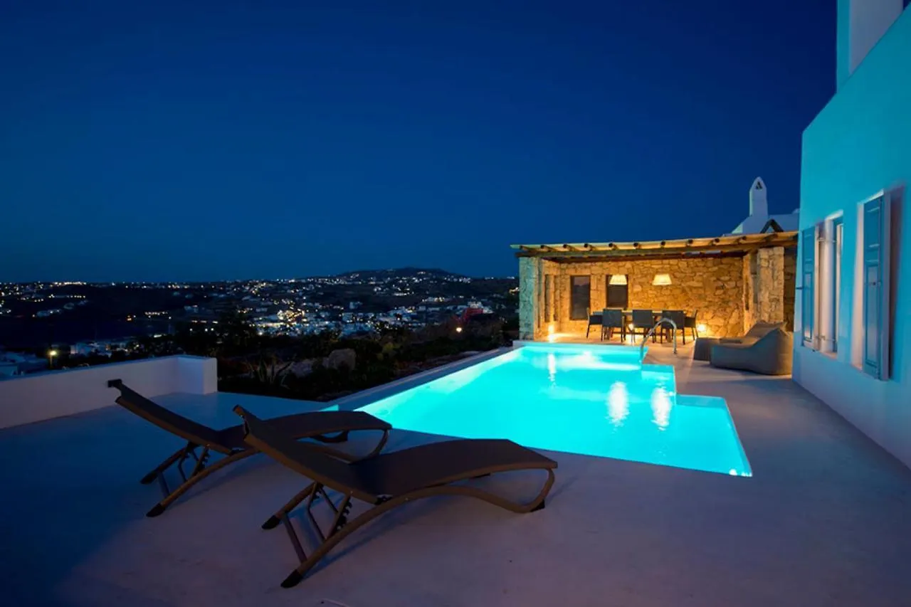 Villa Pearl Near Ornos By Diles Villas Agios Ioannis Diakoftis 0*,  希腊
